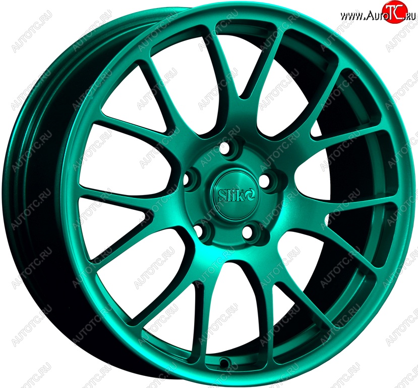 25 599 р. Кованый диск Slik Classic L-736 7.5x17   (Candy изумрудно-зеленый (Candy Green))  с доставкой в г. Пермь