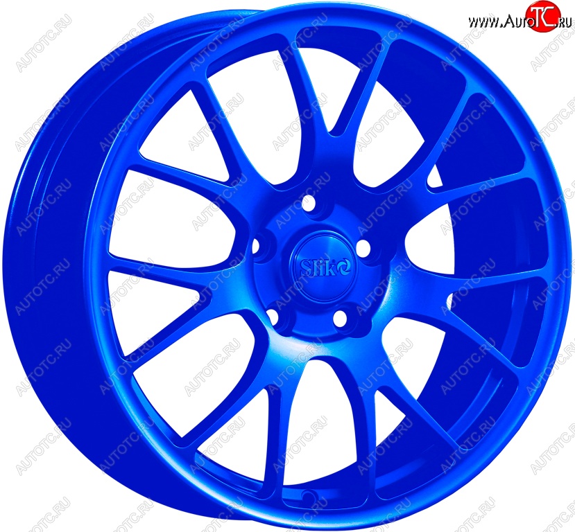 25 599 р. Кованый диск Slik Classic L-736 7.5x17   (Candy синий (Candy BLUE))  с доставкой в г. Пермь