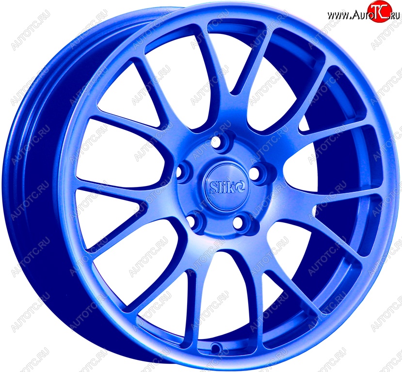 25 599 р. Кованый диск Slik Classic L-736 7.5x17   (Синий (BLUE))  с доставкой в г. Пермь