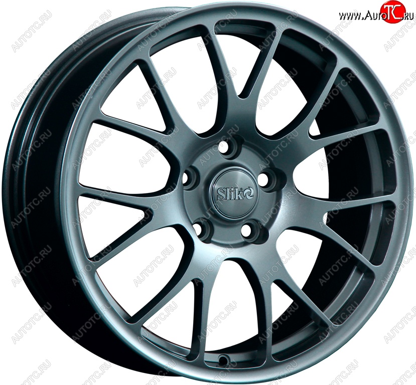 25 599 р. Кованый диск Slik Classic L-736 7.5x17   (Графит глянцевый (GM))  с доставкой в г. Пермь