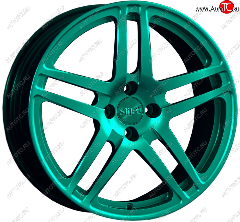 20 399 р. Кованый диск Slik Classic L-778 7.5x17   (Candy изумрудно-зеленый (Candy Green))  с доставкой в г. Пермь