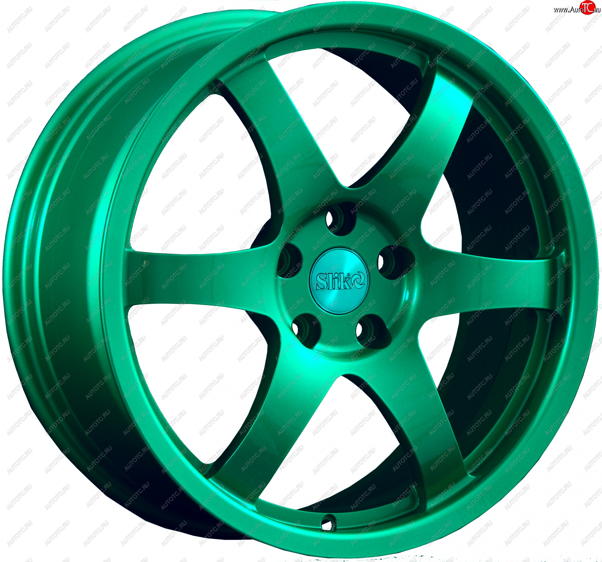 33 549 р. Кованый диск Slik Classic L-807 8.5x18   (Candy изумрудно-зеленый (Candy Green))  с доставкой в г. Пермь