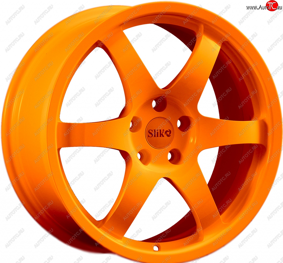 33 549 р. Кованый диск Slik Classic L-807 8.5x18   (Ярко оранжевый (ORANGE))  с доставкой в г. Пермь