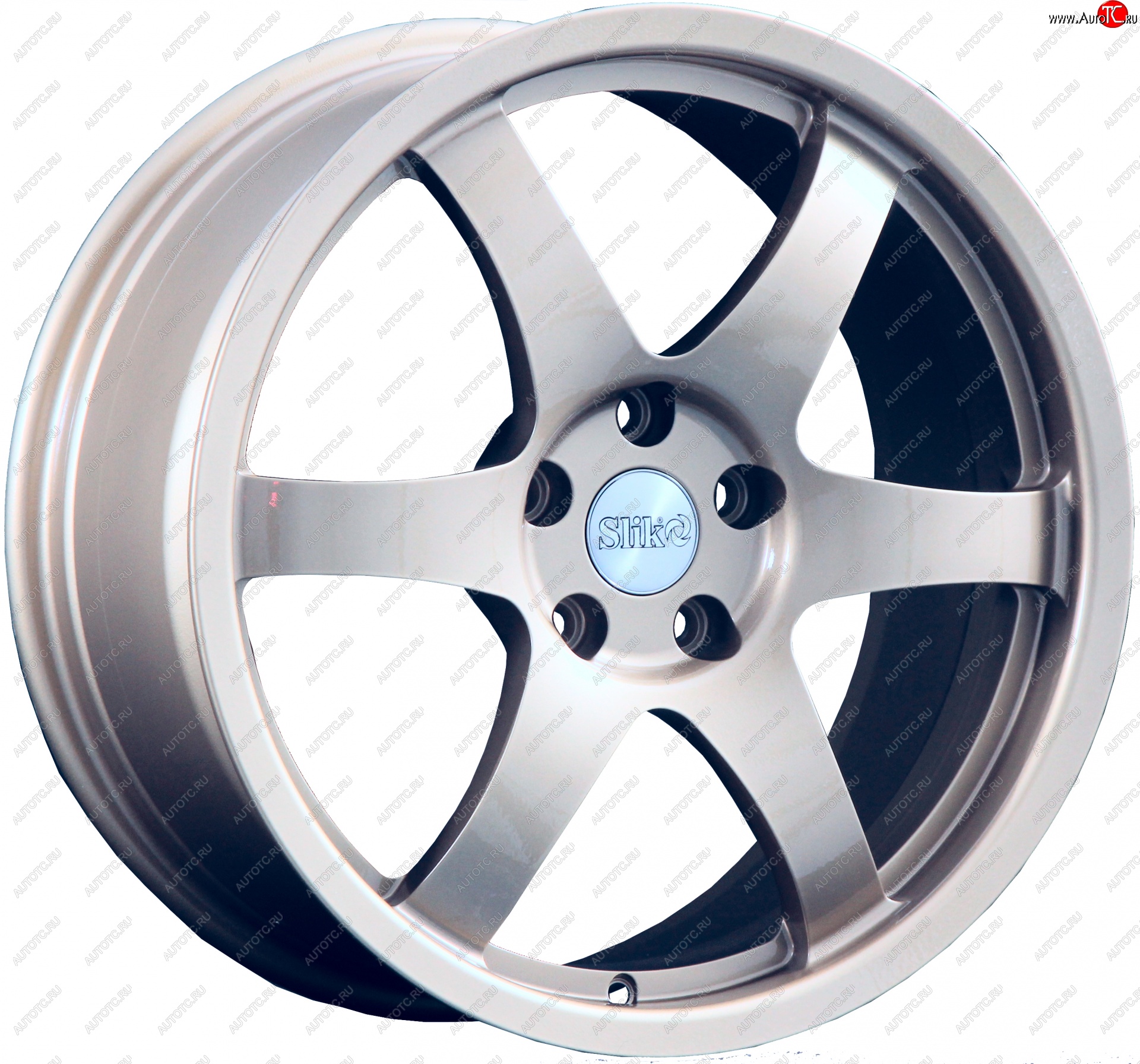 32 599 р. Кованый диск Slik Classic L-807 8.5x18   (Ярко блестящее серебро (HPB))  с доставкой в г. Пермь