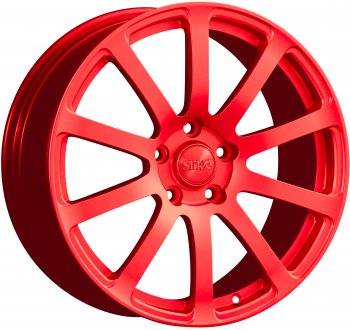 Кованый диск Slik PREMIUM L-812 8.0x18  (RAL 3026 ярко алый (3026))