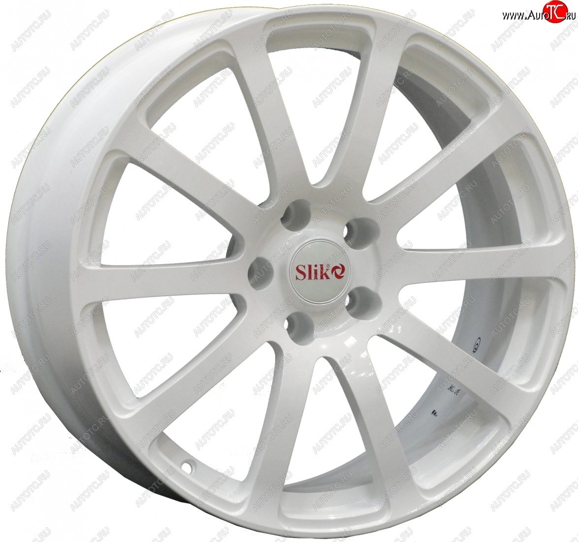 22 299 р. Кованый диск Slik PREMIUM L-812 8.0x18   (Белый (W))  с доставкой в г. Пермь