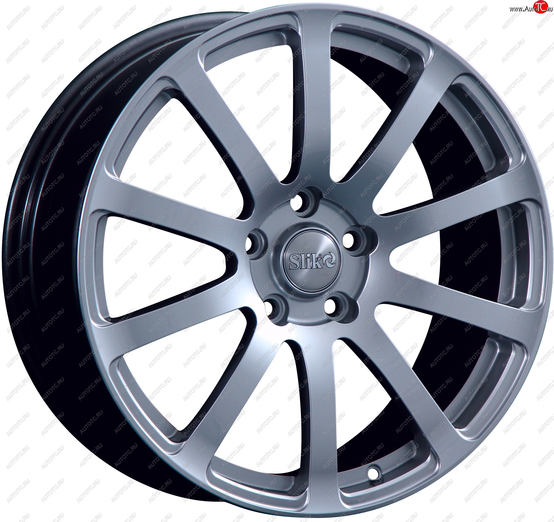 22 299 р. Кованый диск Slik PREMIUM L-812 8.0x18   (Графит глянцевый (GM))  с доставкой в г. Пермь