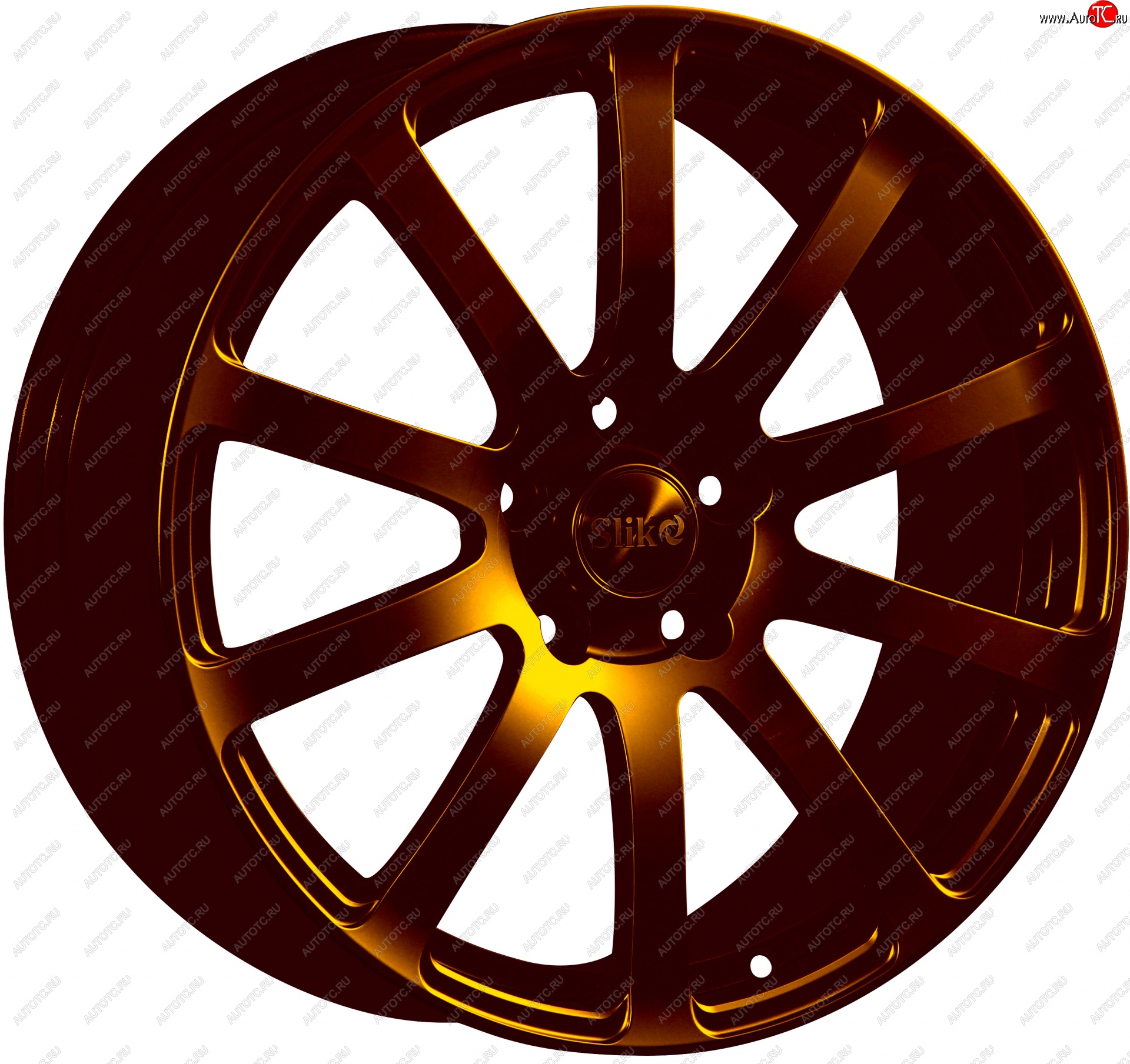 22 299 р. Кованый диск Slik PREMIUM L-812 8.0x18   (Коньячная бронза глянец (BRZCGN))  с доставкой в г. Пермь