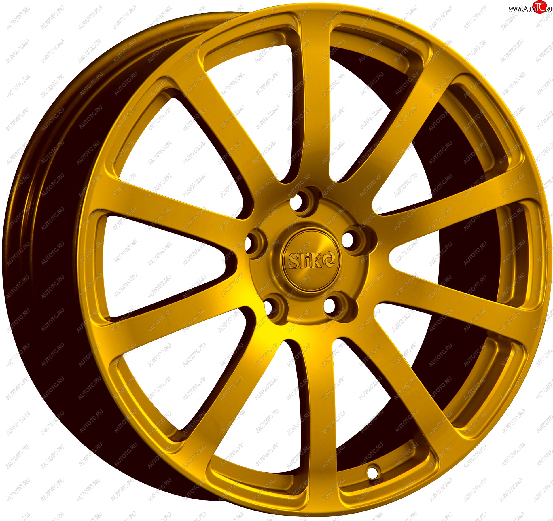 22 299 р. Кованый диск Slik PREMIUM L-812 8.0x18   (Ярко желтый RAL1021 (YELLOW))  с доставкой в г. Пермь