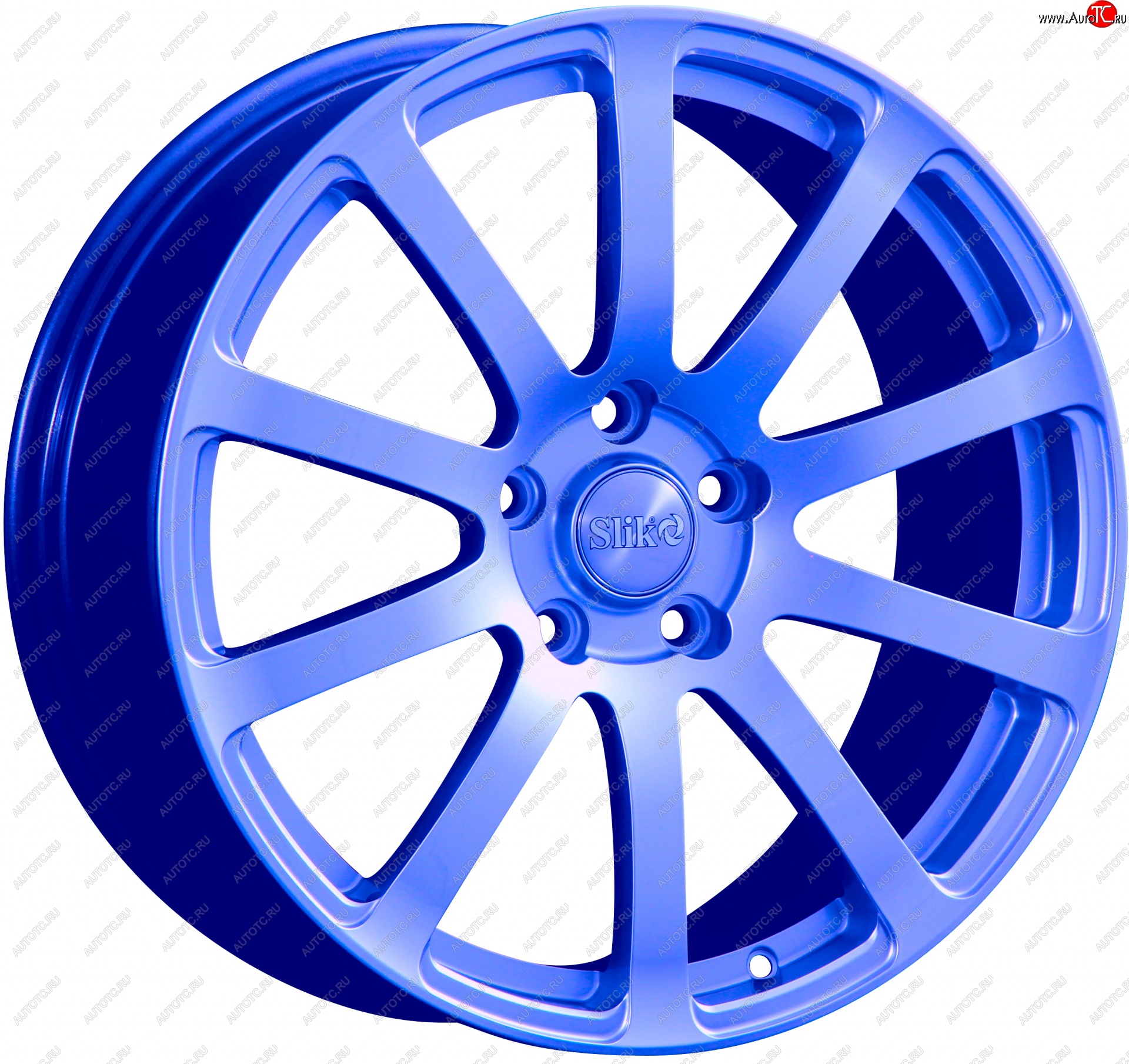 22 299 р. Кованый диск Slik PREMIUM L-812 8.5x18   (Синий (BLUE))  с доставкой в г. Пермь