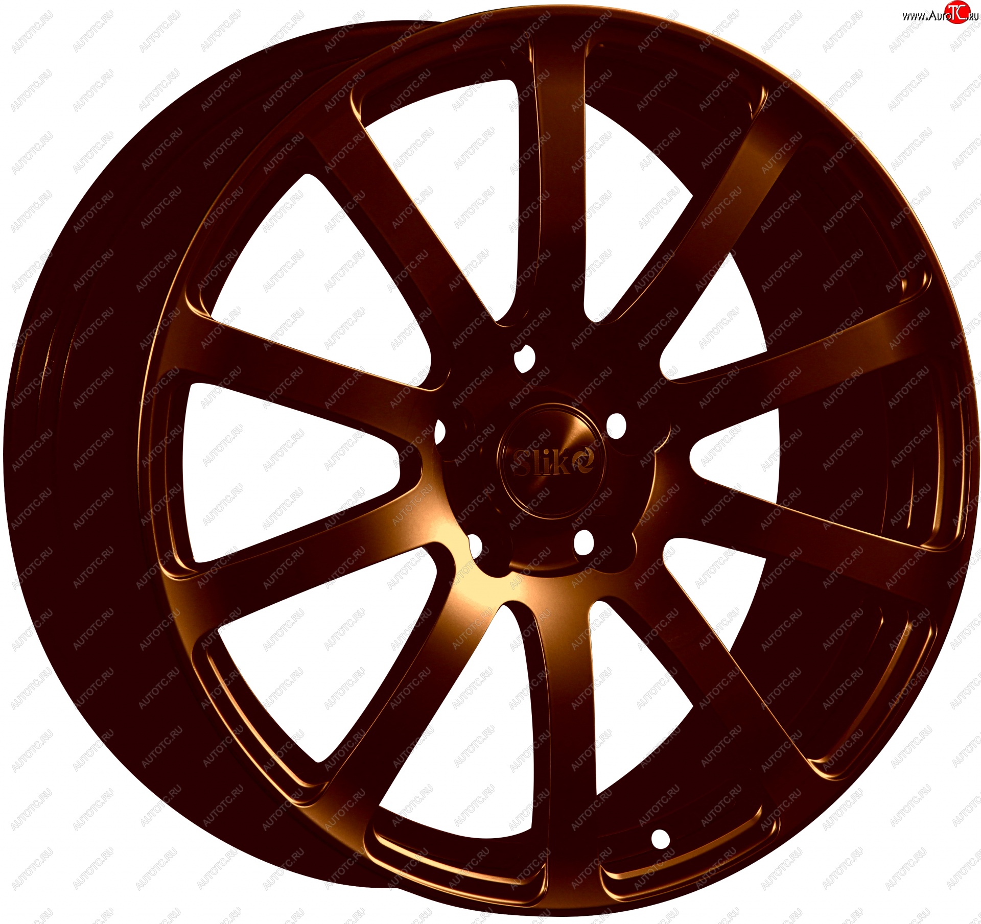 22 299 р. Кованый диск Slik PREMIUM L-812 8.5x18   (Коньячная бронза матовый (MBRZCGN))  с доставкой в г. Пермь