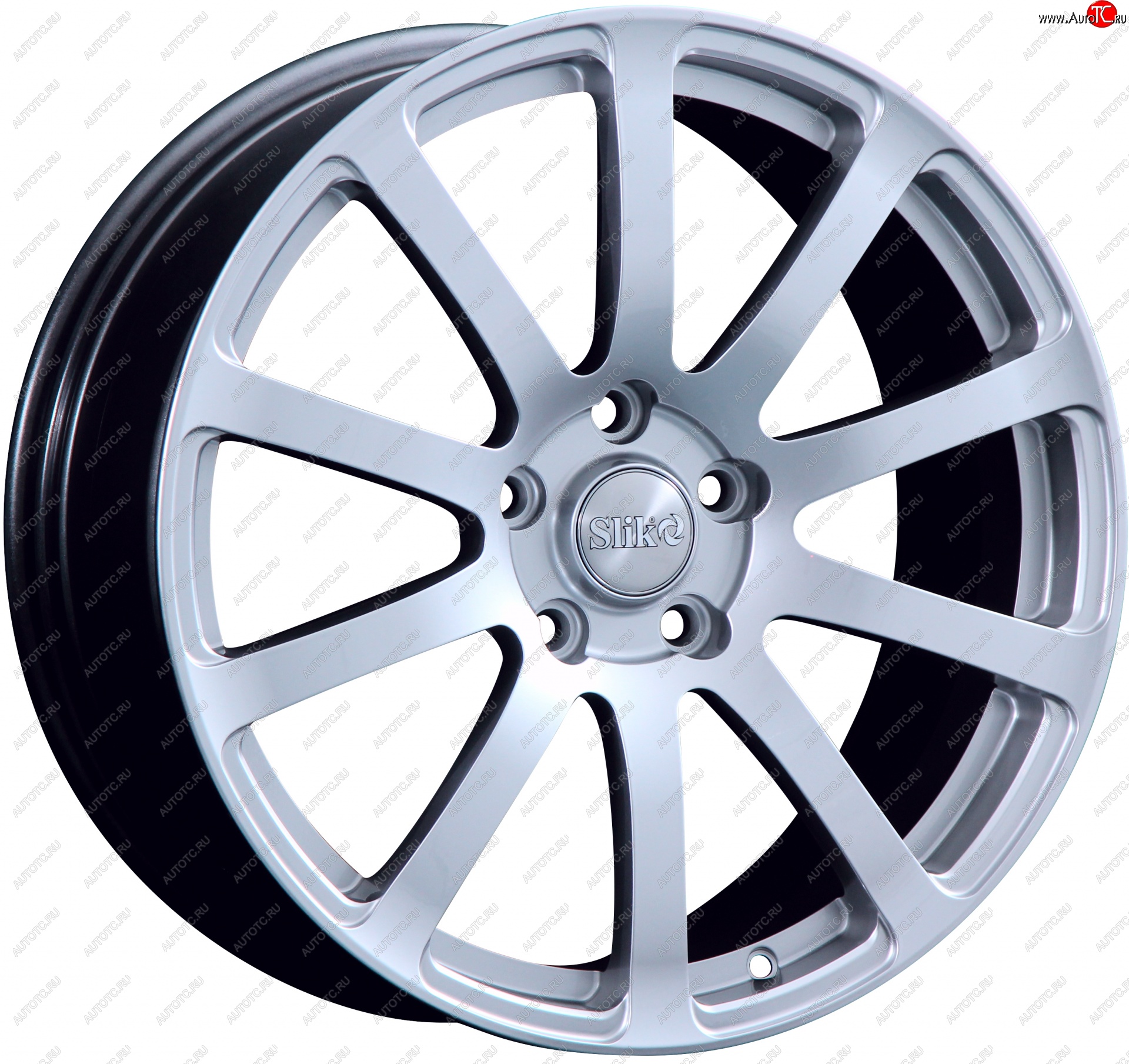 22 299 р. Кованый диск Slik PREMIUM L-812 8.5x18   (Серебристый светлый (S16))  с доставкой в г. Пермь
