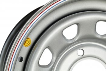 2 689 р. Штампованый диск OFF-ROAD Wheels (усиленный) 7.0x15 Уаз Буханка 452 3741 цельнометаллический фургон (1965-2025) 5x139.7xDIA108.0xET25.0 (Цвет: серебристый). Увеличить фотографию 2