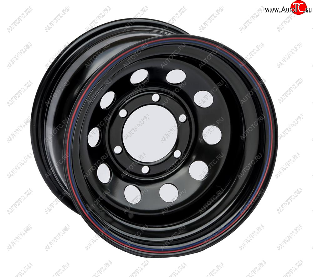 8 459 р. Штампованый диск OFF-ROAD Wheels (стальной усиленный, круг - черный). 8.0 x 17    с доставкой в г. Пермь