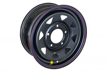 Штампованый диск OFF-ROAD Wheels (усиленный, треугольник мелкий) 6.5x15 KIA Retona 1 3 дв. дорестайлинг (1998-2000) 5x139.7xDIA95.3xET30.0