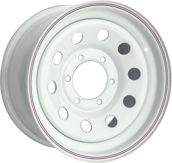 Штампованый диск OFF-ROAD Wheels (стальной усиленный, круг - белый). 7.0 x 16 Ford Ranger рестайлинг (2009-2011) 6x139.7xDIA110.0xET30.0