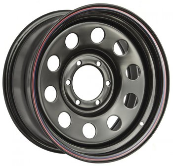 Штампованый диск OFF-ROAD Wheels (стальной усиленный, круг - черный). 7.0 x 17 Toyota Land Cruiser Prado J150 дорестайлинг (2009-2013) 6x139.7xDIA110.0xET30.0