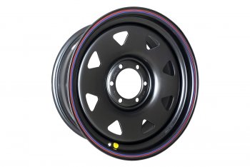 Штампованый диск OFF-ROAD Wheels (стальной усиленный, треугольник - черный). 8.0 x 18 Hyundai Terracan HP дорестайлинг (2001-2004) 6x139.7xDIA110.0xET15.0