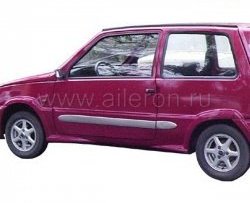 859 р. Молдинги (накладки на двери) Aileron  Лада Ока 1111 (1988-2008) (Неокрашенные)  с доставкой в г. Пермь. Увеличить фотографию 2