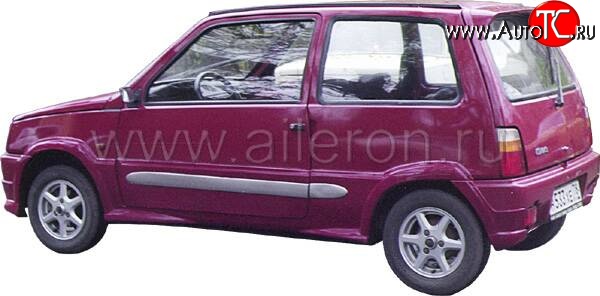 859 р. Молдинги (накладки на двери) Aileron  Лада Ока 1111 (1988-2008) (Неокрашенные)  с доставкой в г. Пермь