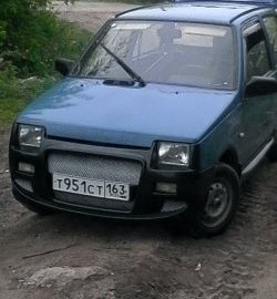 4 389 р. Передний бампер Я-робот V1  Лада Ока 1111 (1988-2008) (Неокрашенный)  с доставкой в г. Пермь. Увеличить фотографию 15