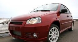 7 349 р. Передний бампер ATL Лада Калина 1118 седан (2004-2013) (Неокрашенный, Установка без арок)  с доставкой в г. Пермь. Увеличить фотографию 2