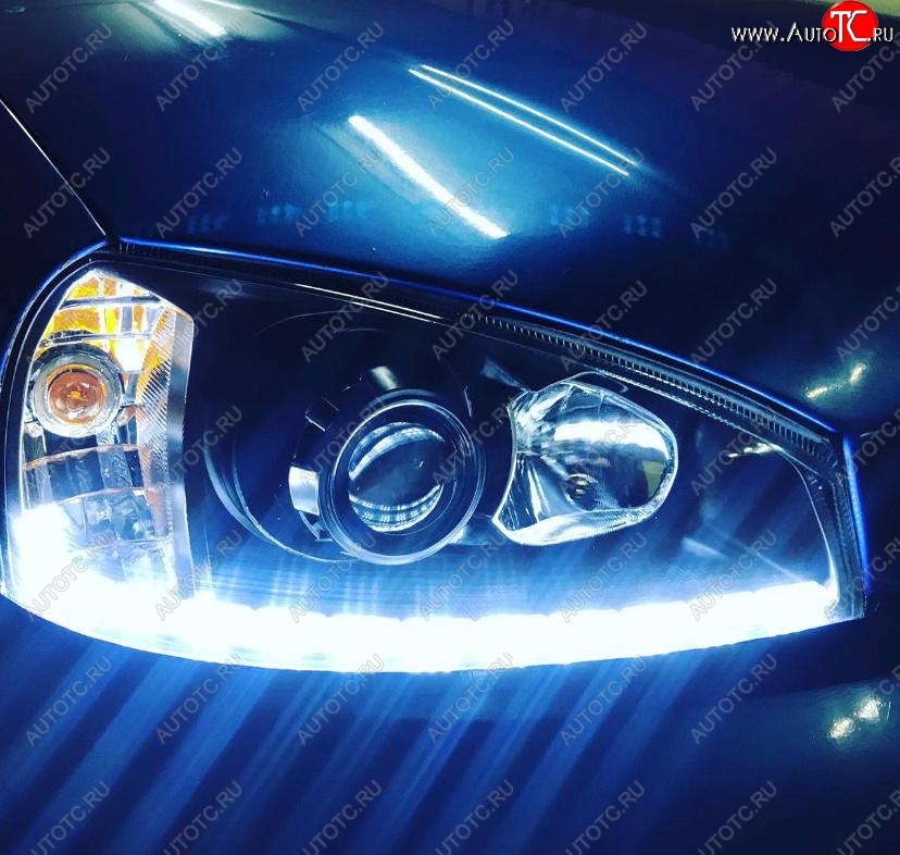 14 249 р. Комплект передней оптики CentreTuning (ДХО, линза)  Лада Калина ( 1118,  1117,  1119) - Калина Спорт  1119  с доставкой в г. Пермь