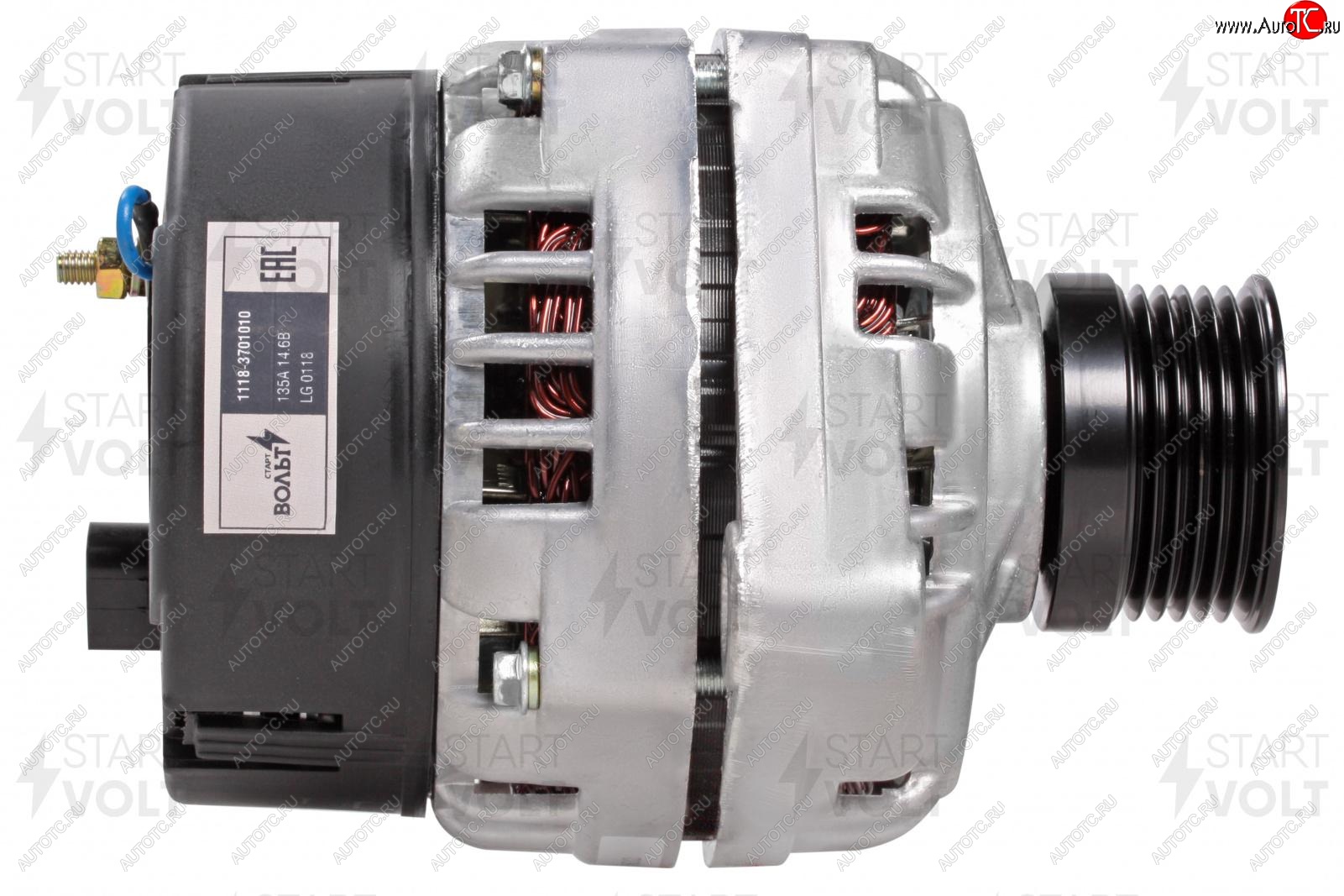 6 199 р. Генератор (135A/ 14.6В) (1.4/1.6) START VOLT ВИС 2349 бортовой грузовик дорестайлинг (2012-2018)  с доставкой в г. Пермь