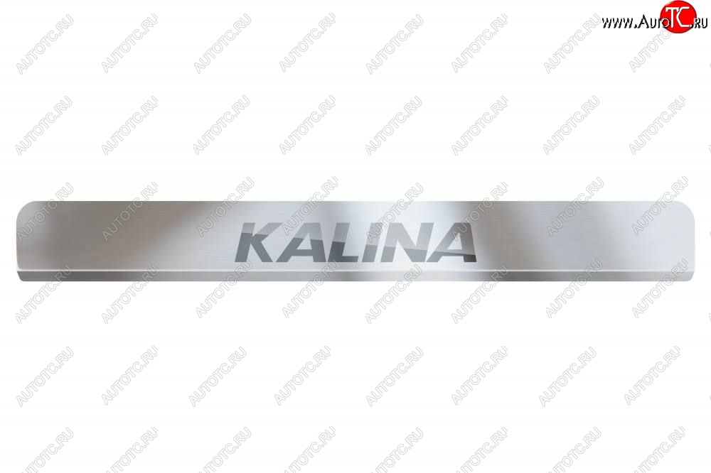 2 249 р. Пороги накладки в проем дверей Petroil Tuning  Лада Калина ( 1118,  1117,  1119,  2192,  2194) - Калина Спорт ( 1119,  2192) (Нержавейка)  с доставкой в г. Пермь