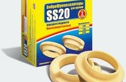 Виброшумоизоляторы пружины передней подвески SS20 Лада Гранта FL 2190 седан рестайлинг (2018-2025)