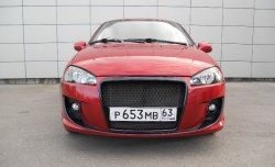 9 399 р. Передний бампер Я-робот Лада Калина 1118 седан (2004-2013) (Неокрашенный, сетка в воздухозаборниках)  с доставкой в г. Пермь. Увеличить фотографию 18
