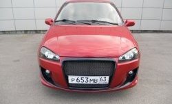 9 399 р. Передний бампер Я-робот Лада Калина 1118 седан (2004-2013) (Неокрашенный, сетка в воздухозаборниках)  с доставкой в г. Пермь. Увеличить фотографию 19