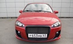 9 399 р. Передний бампер Я-робот Лада Калина 1118 седан (2004-2013) (Неокрашенный, сетка в воздухозаборниках)  с доставкой в г. Пермь. Увеличить фотографию 16