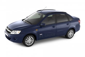 Рейлинги Petroil Tuning Комфорт Лада Гранта  2190 - Калина  1118 (Черный муар)