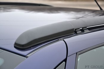 6 329 р. Рейлинги Petroil Tuning Комфорт  Лада Гранта  2190 - Калина  1118 (Черный муар)  с доставкой в г. Пермь. Увеличить фотографию 6