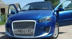 9 399 р. Передний бампер Я-робот Лада Калина 1118 седан (2004-2013) (Неокрашенный, сетка в воздухозаборниках)  с доставкой в г. Пермь. Увеличить фотографию 14