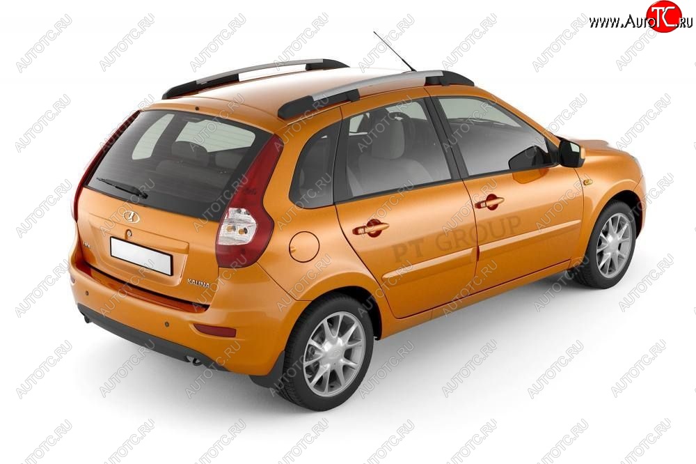 5 319 р. Рейлинги Petroil Tuning Комфорт  Лада Калина ( 1119,  2192) - Калина Спорт ( 1119,  2192) (Серебристый муар)  с доставкой в г. Пермь