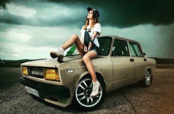 1 199 р. Накладка переднего бампера на Автостайл™ ″Вихур″  Лада 2101 - 2107 (Вариант 1)  с доставкой в г. Пермь. Увеличить фотографию 9