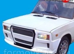 4 389 р. Передний бампер Я-Робот  Лада 2104 - 2107 (Неокрашенный)  с доставкой в г. Пермь. Увеличить фотографию 7
