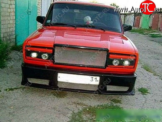 1 999 р. Передний бампер GT Лада 2107 (1982-2012) (Неокрашенный)  с доставкой в г. Пермь