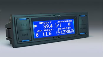 Бортовой компьютер Gamma GF 270 Лада 2112 купе (2002-2009) (Черная)