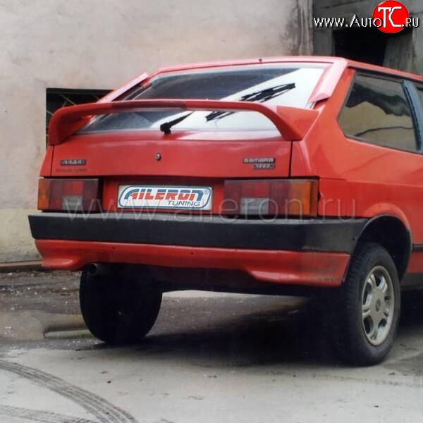439 р. Накладка на задний бампер Aileron  Лада 2108 - 2109 (Неокрашенная)  с доставкой в г. Пермь