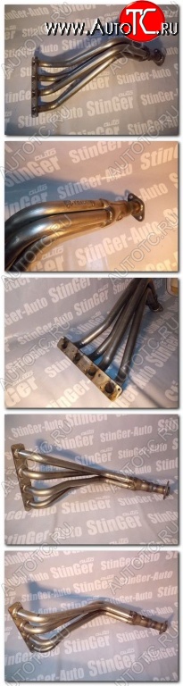 2 799 р. Приёмная труба (паук) Stinger 4-1 (16v/1.7i) (трубы 38 - 51 мм) Лада 2112 купе (2002-2009)  с доставкой в г. Пермь