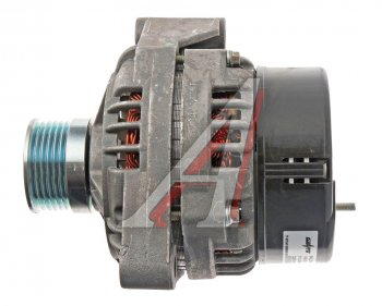 6 499 р. Генератор КЗАТЭ (80A, 14V, шкив поликлиновой) Лада 2115 (1997-2012)  с доставкой в г. Пермь. Увеличить фотографию 2