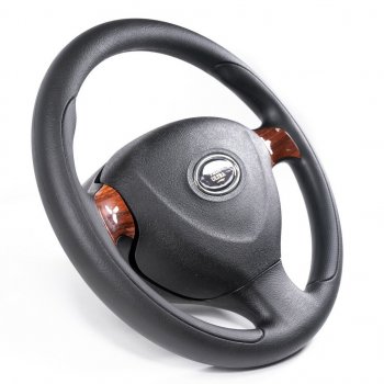 3 389 р. Рулевое колесо Pilot Ultra (Ø355 мм) Лада 2108 (1984-2003) (Дерево)  с доставкой в г. Пермь. Увеличить фотографию 2