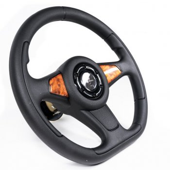 3 399 р. Рулевое колесо Sport Extrim Delux (Ø360 мм)  Лада 2108 - Надежда  2120 (Дерево)  с доставкой в г. Пермь. Увеличить фотографию 2
