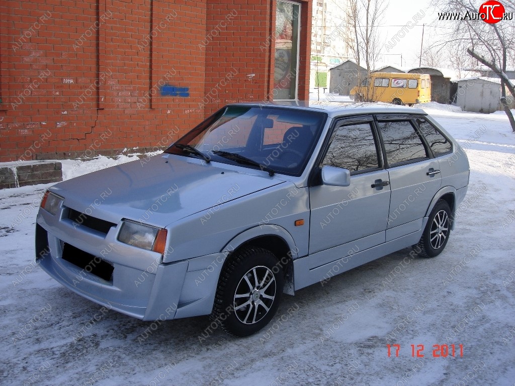 469 р. Комплект накладок на арки Stan (широкие) Лада 2109 (1987-2004) (Неокрашенные)  с доставкой в г. Пермь