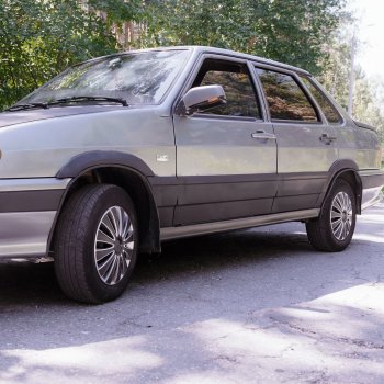679 р. Пороги накладки Autodemic Лапша Лада 21099 (1990-2004) (Текстурная поверхность)  с доставкой в г. Пермь. Увеличить фотографию 8