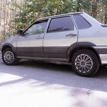 679 р. Пороги накладки Autodemic Лапша Лада 21099 (1990-2004) (Текстурная поверхность)  с доставкой в г. Пермь. Увеличить фотографию 9