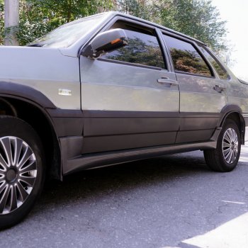 799 р. Пороги накладки Катран Лада 21099 (1990-2004) (Текстурная поверхность)  с доставкой в г. Пермь. Увеличить фотографию 6